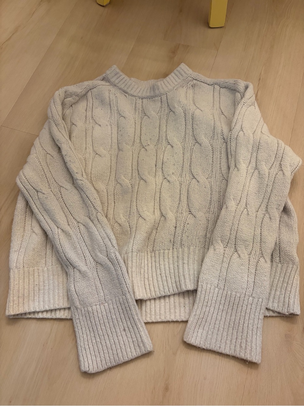 Abercrombie & Fitch Madeline cable crew knit sweater